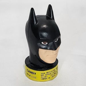 DC Comics Batman 1989 Vintage Head Figure Movie Candy Sealed DS‎ Rare DC Comics